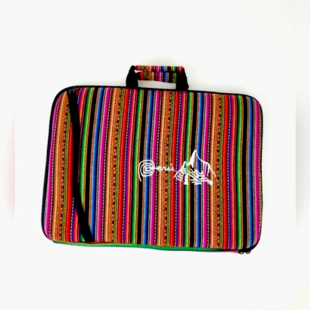 PERUVIAN Colorful Laptop Case Bag NWOT